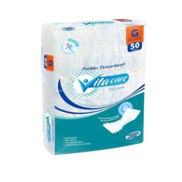 Imagem de Fralda Geriátrica Idoso Adulto Descartavel Economica 50uni G - Seguran