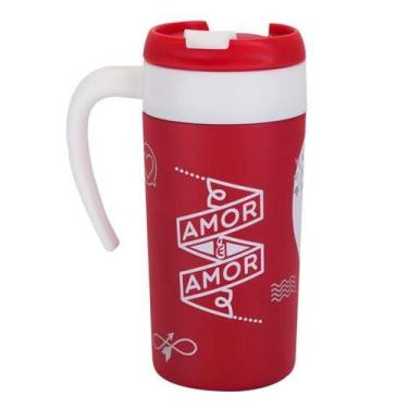 Imagem de Caneca Aço Inox Térmica - Amo Você - uatt