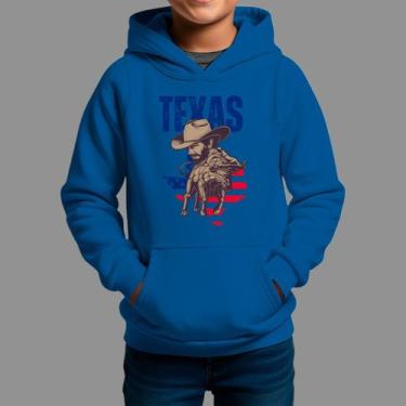 Imagem de Moletom Canguru Infantil Country Moda Country Inverno Capuz e Bolso Te