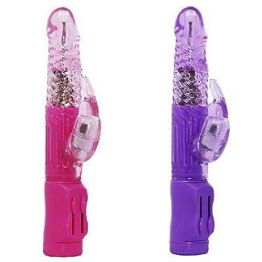 Imagem de Vibrador Feminino Rotativo Multivelocidade Dupla Estimulação Jack Rabb