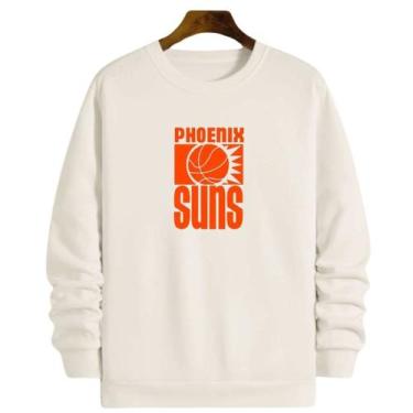 Imagem de Blusa Moletom Gola Basquete Phoenix Sunss Basketball - Loja White Mamb