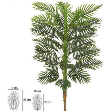 Imagem de Arvore Artificial Palmeira Real Toque X33 Verde 1,50cm - FLORESCER DEC