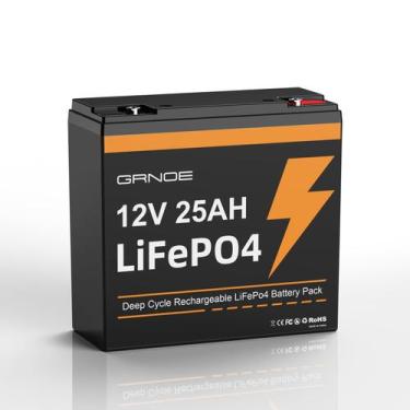 Imagem de Bateria LiFePO4 GRNOE 12V 25Ah - 3000 Ciclos Profundos