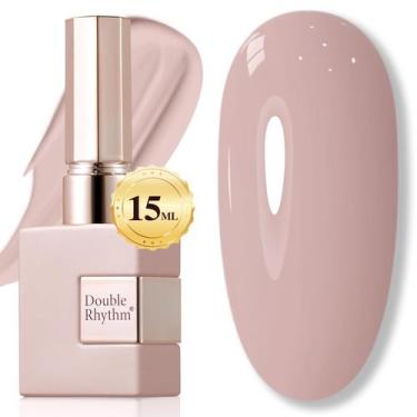 Imagem de Verniz em Gel Double Rhythm 15ml - Pure Sheer (Cáqui Leitoso)
