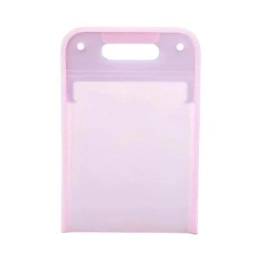 Imagem de Pastas de Arquivo A4 com 13 Bolsos - Cores Macaron - Organizador Portá