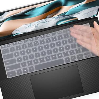 Imagem de Capa de teclado para Dell XPS 15 9500 9510 9520 9530 15,6 polegadas 2025-2022 e XPS 17 9720 9700 9710 9730 17 polegadas e DELL Precision 5770 5570 5760 5560 Layout dos EUA de 39.6 cm 43.9 cm (não