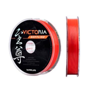 Imagem de Linha Monofilamento Victoria Soft 120mts Laranja - Maruri 0,30mm