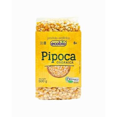 Imagem de Milho De Pipoca Orgânico Alto Vácuo Ecobio 500g - 1un de milho para pi
