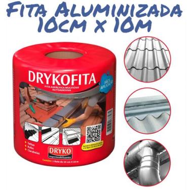 Imagem de Kits Fita de Manta Asfaltica Para Goteiras e Infiltrações15cm x 10m  D