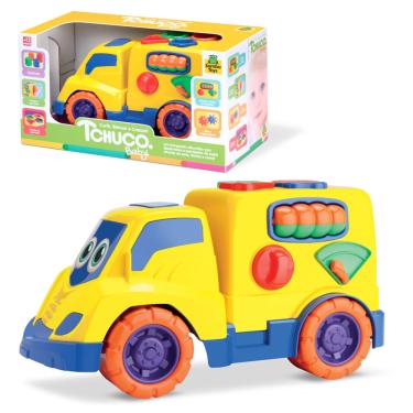 Imagem de Blocos De Encaixar Formas Caminhão Educativo Brinquedo Bebê