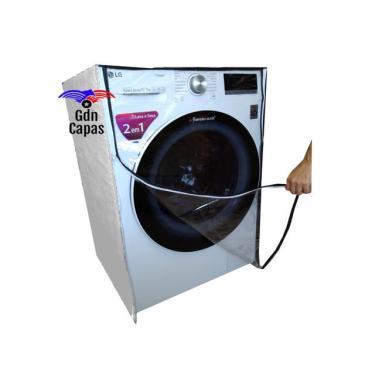 Imagem de Capa Máquina Lava Seca LG 11kg Nova Frontal Transparente