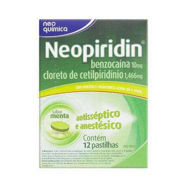 Imagem de Neopiridin com 12 Pastilhas - Sabor Menta