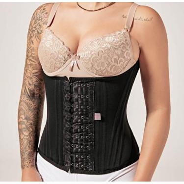 Imagem de Cinta modeladora redutora de medidas para barriga x 24 barbatanas - Mo