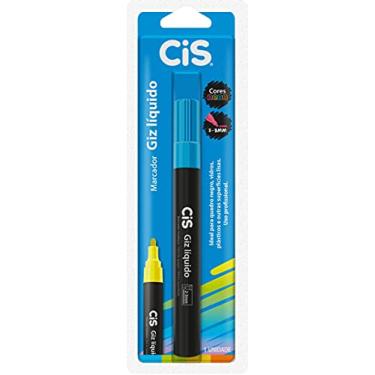 Imagem de Giz Líquido Blister, CIS, 52.6601, Azul