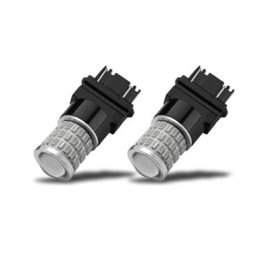 Imagem de Mandark 7443 Lâmpada LED para carro, 2 peças, luz de freio traseira reversa automotiva, acessórios de substituição de iluminação de reserva de circulação diurna de veículos, universal para caminhão