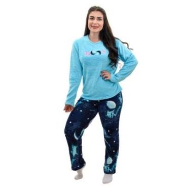 Imagem de Pijama Feminino Majestosa Fleece Victory-Feminino
