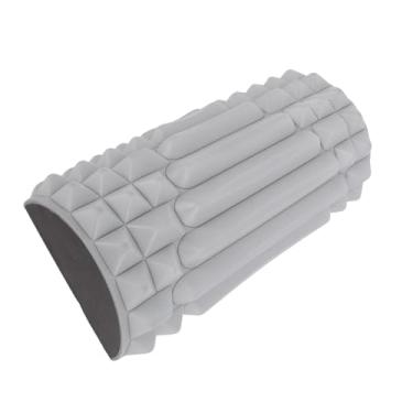 Imagem de Almofada de massagem coluna cervical de ioga, proteção de pescoço de acupressão, travesseiro de pescoço de ioga para ombros, pés, pernas, joelhos e cintura (cinza)