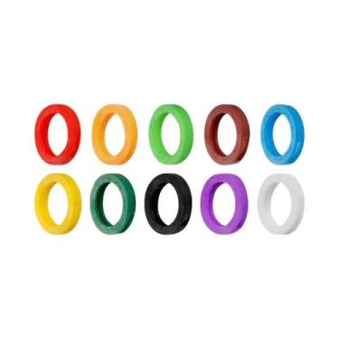 Imagem de Capa De Chave De Borracha Oca De Silicone Macio 10-50 Peças Identifica