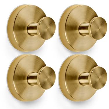 Imagem de Ganchos de ventosa de chuveiro, forte poder de sucção, ganchos de toalha para porta de vidro de chuveiro, banheiro, cozinha, espelhos, azulejos, comporta até 5 kg, ideal para toalhas, roupões de banho