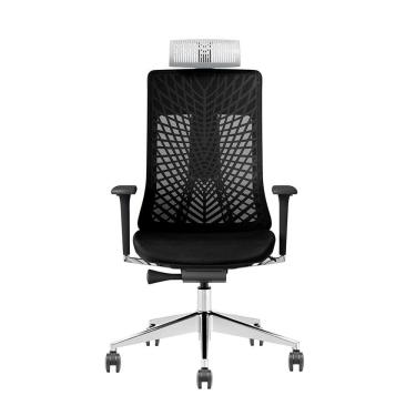 Imagem de Cadeira de Escritório Presidente Giratória NR17 Balmoral Preta