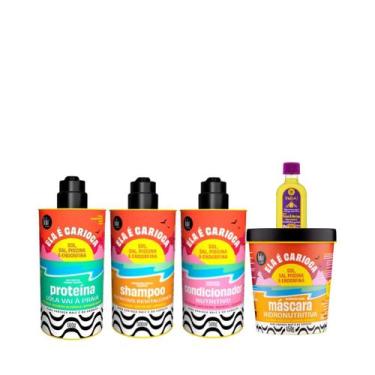 Imagem de Kit Lola Ela é Carioca Shampoo + Condicionador + Mascara + Proteína + 