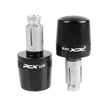 Imagem de Extremidades das manoplas do guidão da motocicleta, tampas das extremidades dos manoplas, acessórios deslizantes de peso para PCX125 PCX 125 2018-2022