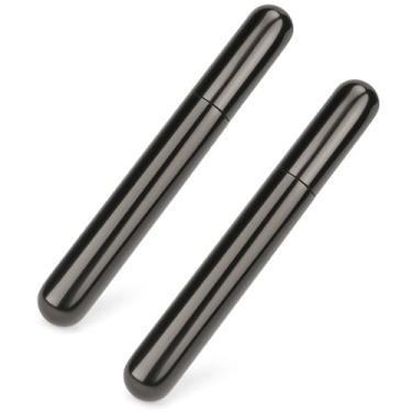 Imagem de Linkidea Pacote com 2 tubos para charutos, caixa portátil para charutos individuais para viagem, adequada para anéis com diâmetro menor que 50 (cinza escuro)