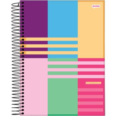 Imagem de Caderno Espiral Capa Dura Universitário 1 Matéria Essentials 80 Folhas Jandaia Estampa 1
