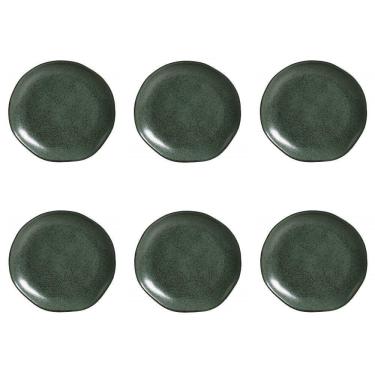 Imagem de Conjunto De Pratos De Sobremesa 06 Peças Orgânico Arauco Porto Brasil