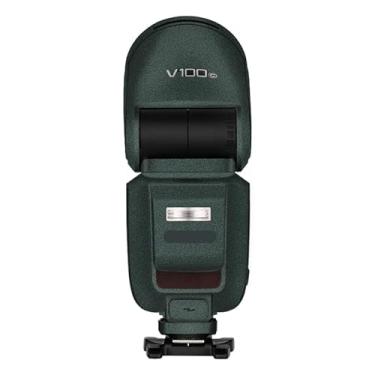 Imagem de Película protetora de flash para câmera Godox V100 Body Vinly Wrap Skin Premium Adesivo de fotografia V100 (Verde turquesa)