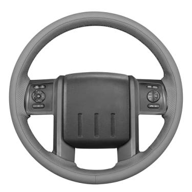 Imagem de MEWANT Capa de volante estilo 3D com costura DIY para Ford F-250 F-350 F450 F550 XL 2008-2016/Expedition 2007-2014 Acessórios de volante para Ford F-250 F-350