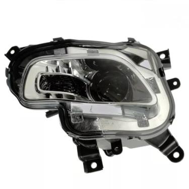 Imagem de Lâmpada de neblina esquerda direita LED luz diurna frontal LED conjunto de farol lâmpada de canto ampla compatível com Grand Cherokee 2014-2018 (direita)