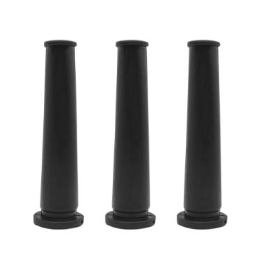 Imagem de 10 peças de protetor de bota elétrica de borracha preta de 68 mm de comprimento, cabo de alívio de tensão de borracha, mangueira de manga de cabo, para máquinas de corte de ferramentas Powfer