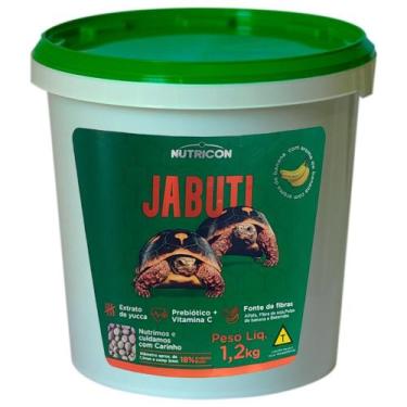 Imagem de Alimento Para Tartarugas e Répteis Nutricon Jabuti 1,2 Kg