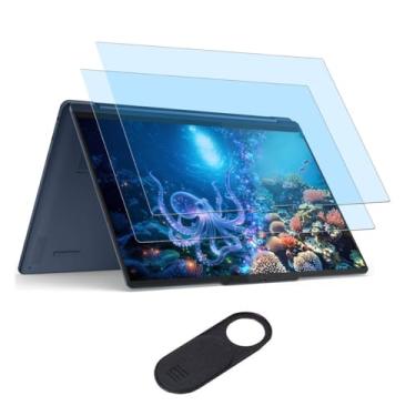 Imagem de Pacote com 2 protetores de tela antiluz azul para Lenovo Yoga 7 / 7i tela sensível ao toque 2 em 1 laptop de 16 polegadas, proteção antirreflexo e proteção ocular (fosco)