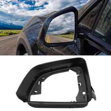Imagem de Jaronx Compatível com capa de espelho lateral Tesla Model Y 2018-2023, moldura de espelho retrovisor do lado esquerdo do motorista, capa de moldura de espelho de asa de porta compatível com acessórios