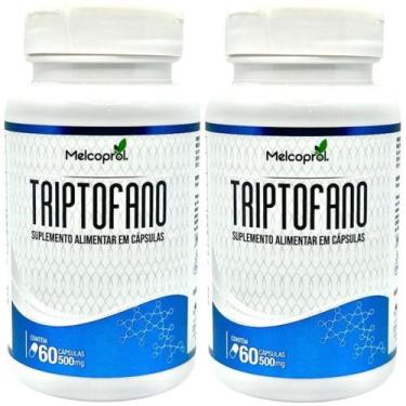 Imagem de Kit 2 Triptofano + Vitamina B6 120 Cápsulas - Melcoprol