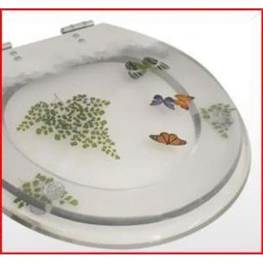 Imagem de Assento Poliéster Oval Avenca Tampa Para Vaso Universal