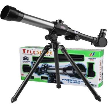 Imagem de Telescopio Astronomico Luneta Lunar Terrestre Kit Completo Tripe 40x R