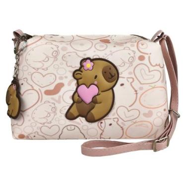 Imagem de Bolsa Infantil Capivara 3d Menina Magicc Mi-229