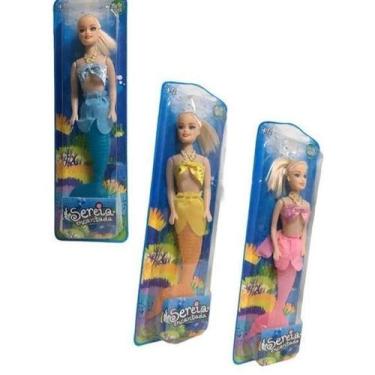 Imagem de 1 Boneca Sereia Encantada Colors Na Caixa - Ark Toys