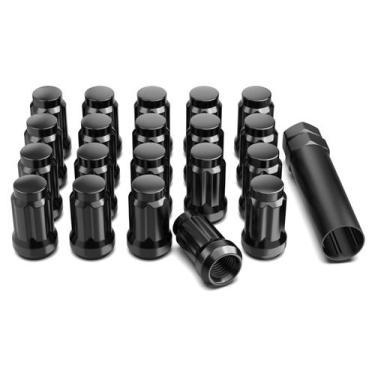 Imagem de Assento cônico Lug Nuts Gaemi 7/16 Spline Black 35 mm 60 x20