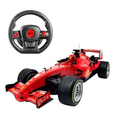 Imagem de Carrinho De Controle Remoto Volante Sem Fio Super Racing 1:12 - DM Toy