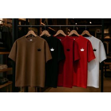 Imagem de Camisetas Masculinas Com Estampas Minimalistas Estilosas e Confortávei