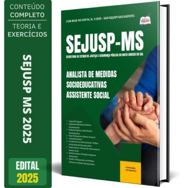 Imagem de Apostila Sejusp Ms 2025 Analista Medidas Socioeducativas