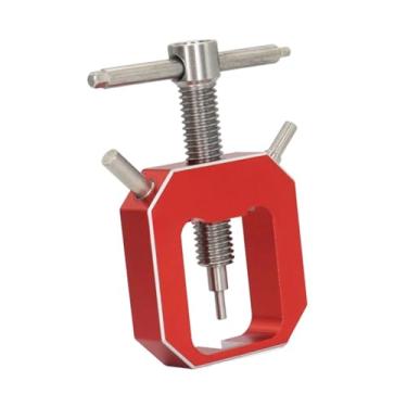 Imagem de Esquirla Extrator de engrenagem de motor RC Crawler, removedor de pinhão, leve, resistente, liga de alumínio, ferramenta prática e profissional para motor RC, Vermelho