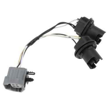 Imagem de A ABSOPRO Chicote de fiação de soquete de luz traseira para Jeep Wrangler JK 2007-2018 Suporte de lâmpada traseira conector de fio de lanterna traseira Nº 68004166AC