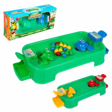 Imagem de Brinquedo Papa Bolinhas Sapinho Comilão Infantil Jogo Educativo Divert