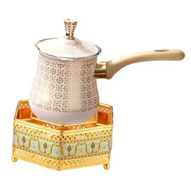 Imagem de AFXGUSD Cafeteira Turca, Panela de Aquecimento Multifuncional para Manteiga E Chocolate, para Sopa E Leite, para Escritório, 900ml