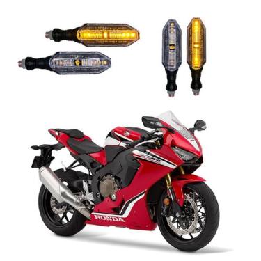 Imagem de KIT 4 Seta Esportiva Pisca de Led Modelo P26 para Moto Honda CBR 1000 